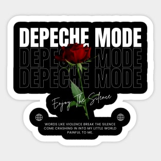 Depeche Mode // Flower Sticker